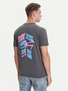 náhled Tommy Jeans pánské šedé triko