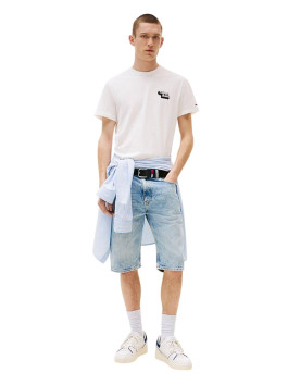 náhled Tommy Jeans pánské bílé triko