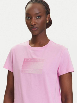 náhled Tommy Jeans dámské růžové tričko