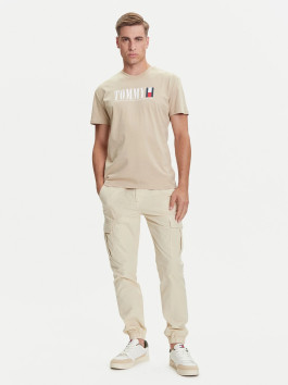náhled   Tommy Jeans pánské béžové tričko