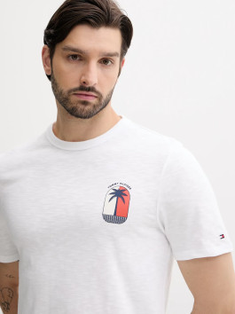 náhled Tommy Hilfiger pánské bílé tričko