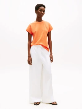 náhled Tommy Hilfiger dámské oranžové tričko