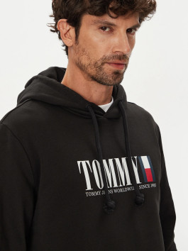 náhled Tommy Jeans pánská černá mikina