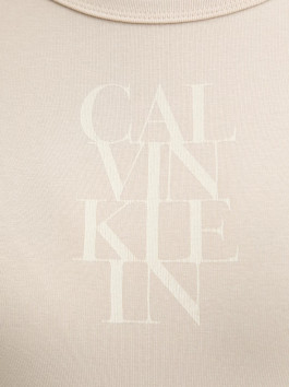 náhled Calvin Klein dámské béžové tričko