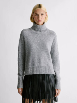 náhled Pepe Jeans dámský světle šedý svetr EMMA