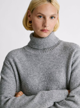 náhled Pepe Jeans dámský světle šedý svetr EMMA