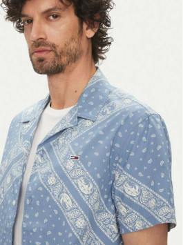 náhled Tommy Jeans pánská modrá košile