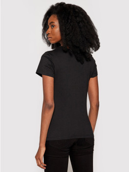 náhled Calvin Klein dámské černé tričko Embroidery