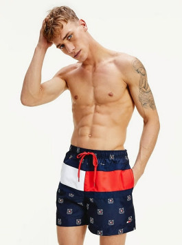 náhled Tommy Hilfiger pánské modré plavky Medium