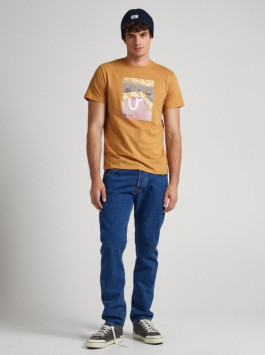 náhled Pepe Jeans pánské hořčicové tričko