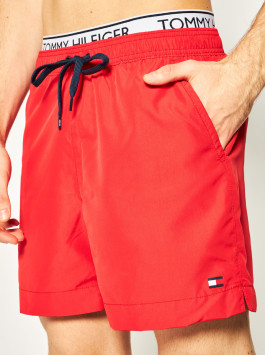 náhled Tommy Hilfiger pánské červené plavky