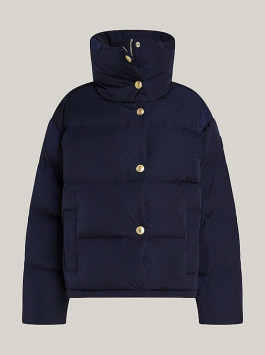 náhled Tommy Hilfiger dámská tmavě modrá péřová bunda