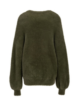 náhled 19V69 dámský khaki zelený svetr
