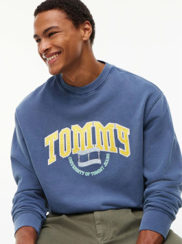 náhled Tommy Jeans pánská modrá mikina
