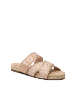 náhled Tommy Hilfiger dámské krémové pantofle