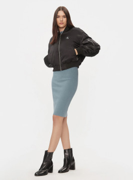 náhled Calvin Klein dámský saténový černý bomber