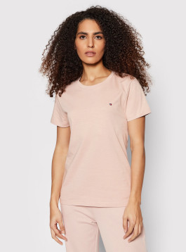 náhled Tommy Hilfiger dámské světle starorůžové tričko