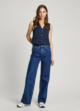 náhled Pepe Jeans dámská modrá vesta DIANA