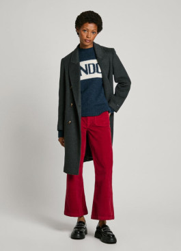 náhled Pepe Jeans dámský tmavě šedý kabát BETH