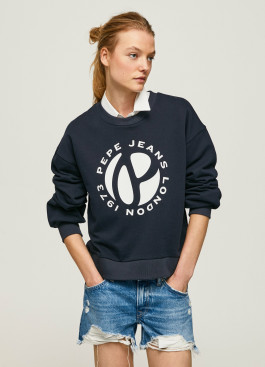 náhled Pepe Jeans dámská modrá mikina WY LLILE