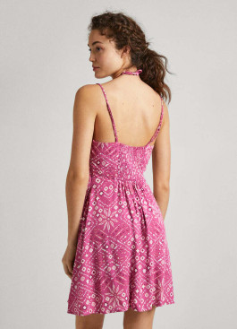 náhled Pepe Jeans dámské růžové šaty DENISE