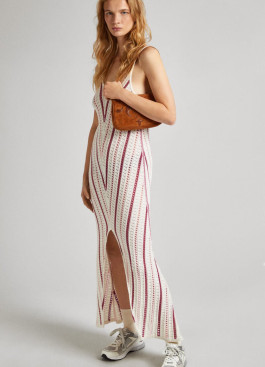 náhled Pepe Jeans dámské krémové šaty GINNY