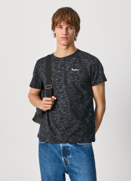 náhled Pepe Jeans žíhané černé tričko Paul