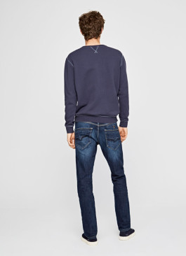 náhled Pepe Jeans pánská modrá mikina Lamont