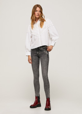 náhled Pepe Jeans dámské šedé džíny Pixie