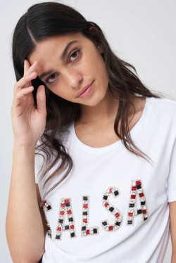 náhled Salsa Jeans dámské bílé tričko