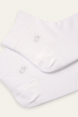 náhled Calvin Klein pánské bílé ponožky 2 pack