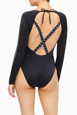 náhled Calvin Klein dámské černé jednodílné plavky