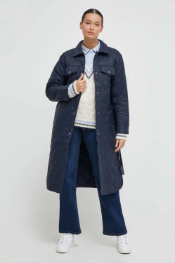 náhled Pepe Jeans dámská prošívaná modrá bunda NASH