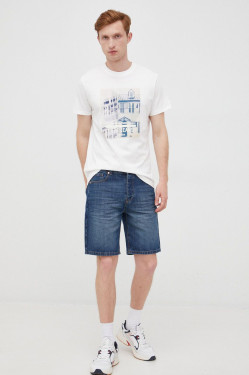 náhled Pepe Jeans pánské bílé tričko TELLER