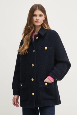 náhled Dámský kabát se zlatýmí knoflíky