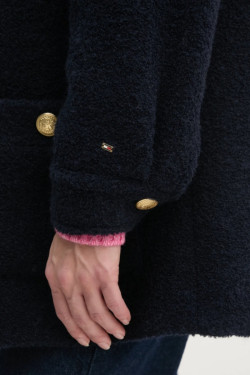 náhled Dámský kabát se zlatýmí knoflíky