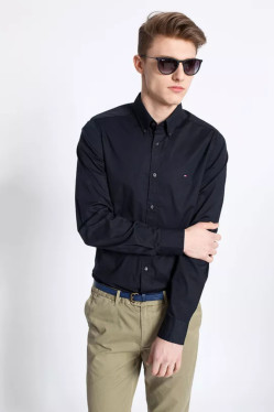 náhled Tommy Hilfiger pánská černá košile Core
