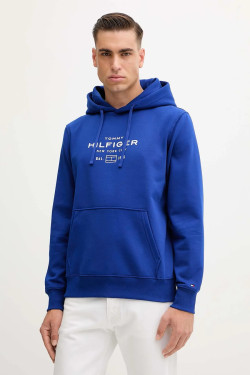 náhled Tommy Hilfiger pánská modrá mikina