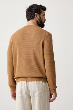 náhled Tommy Hilfiger pánský hnědý svetr