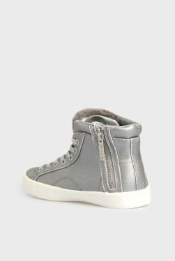 náhled Pepe Jeans dámské stříbrné kotníkové tenisky