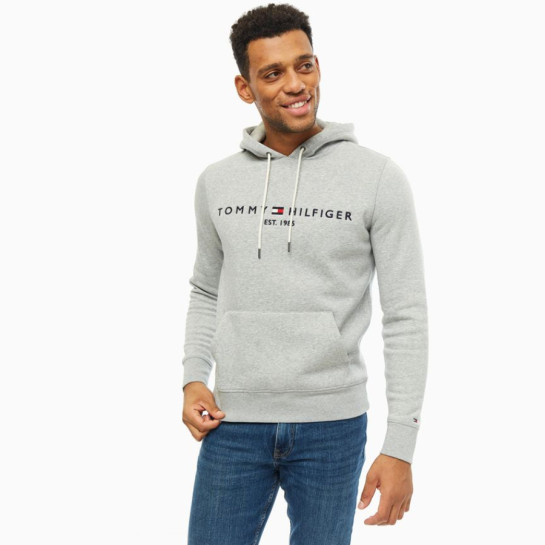 Tommy Hilfiger pánská šedá mikina Hoody