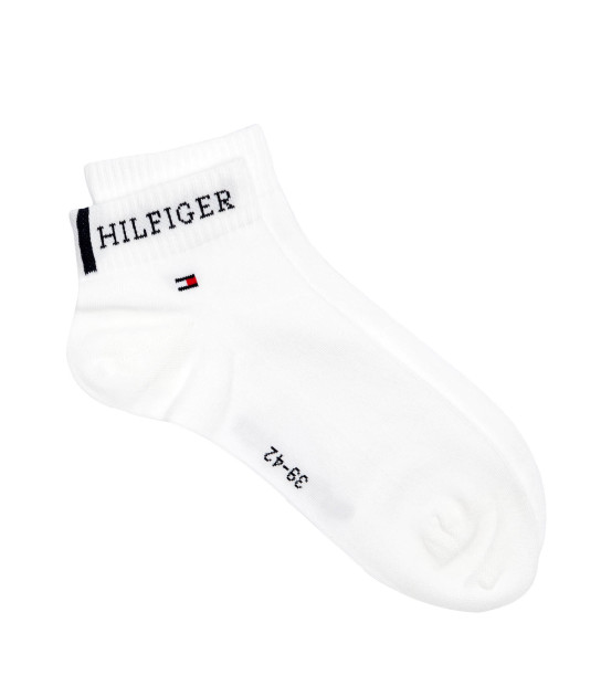 Tommy Hilfiger pánské bílé ponožky 2 pack