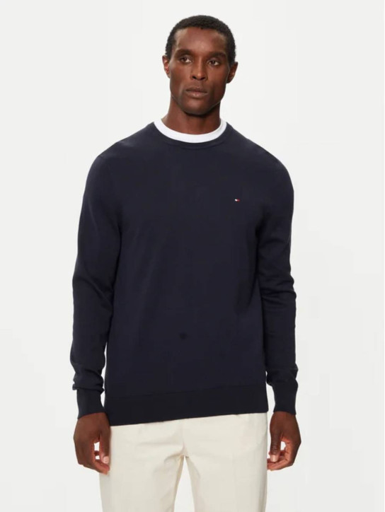 Tommy Hilfiger pánský tmavě modrý svetr