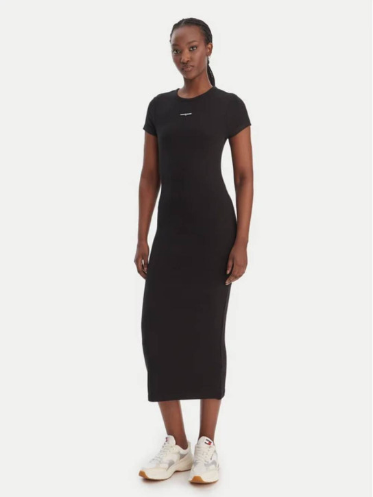 Tommy Jeans dámské černé šaty