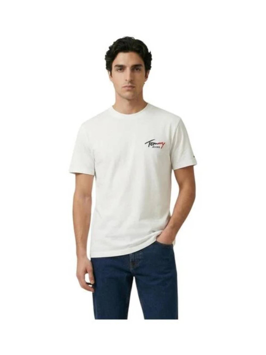 Tommy Jeans pánské bílé tričko