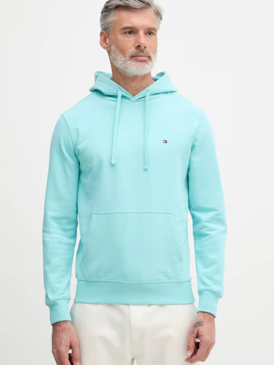 Tommy Hilfiger pánská tyrkysová mikina