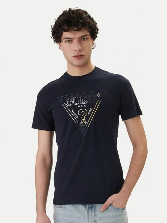 Guess pánské modré tričko