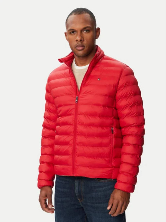 Tommy Hilfiger pánská červená bunda