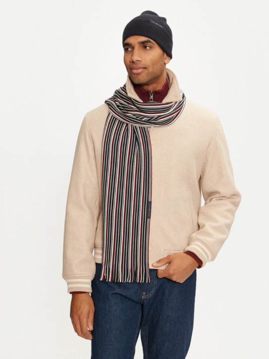 Tommy Hilfiger pánská tmavě modrá čepice a šála