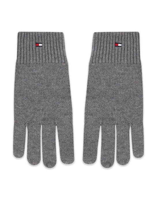 Tommy Hilfiger pánské šedé rukavice